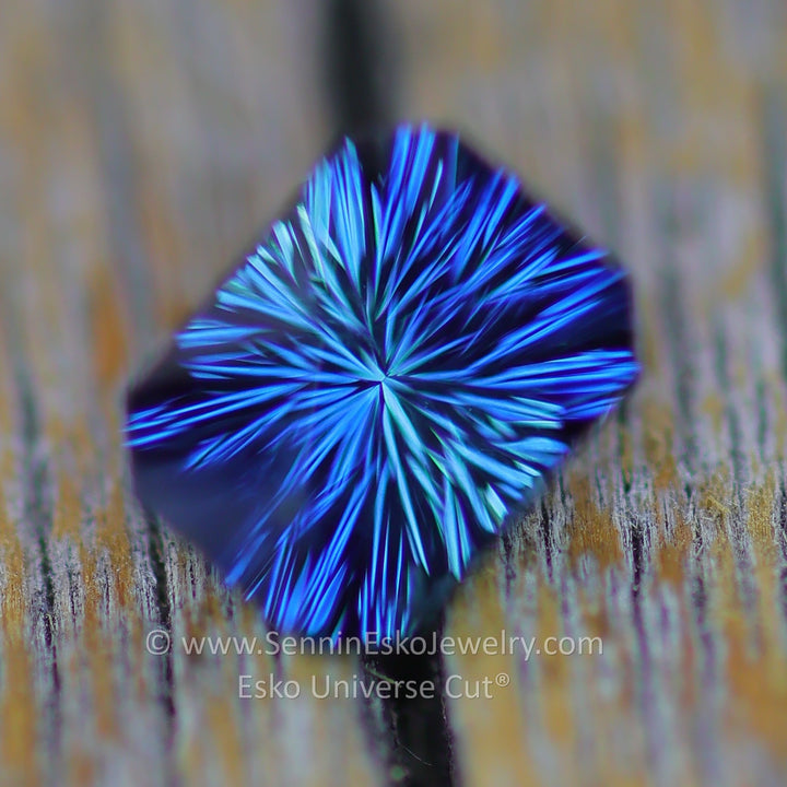 1.44 Carat Sultry Parti Sapphire Octagon - 6.7x5.1mm - Esko Universe Cut ®