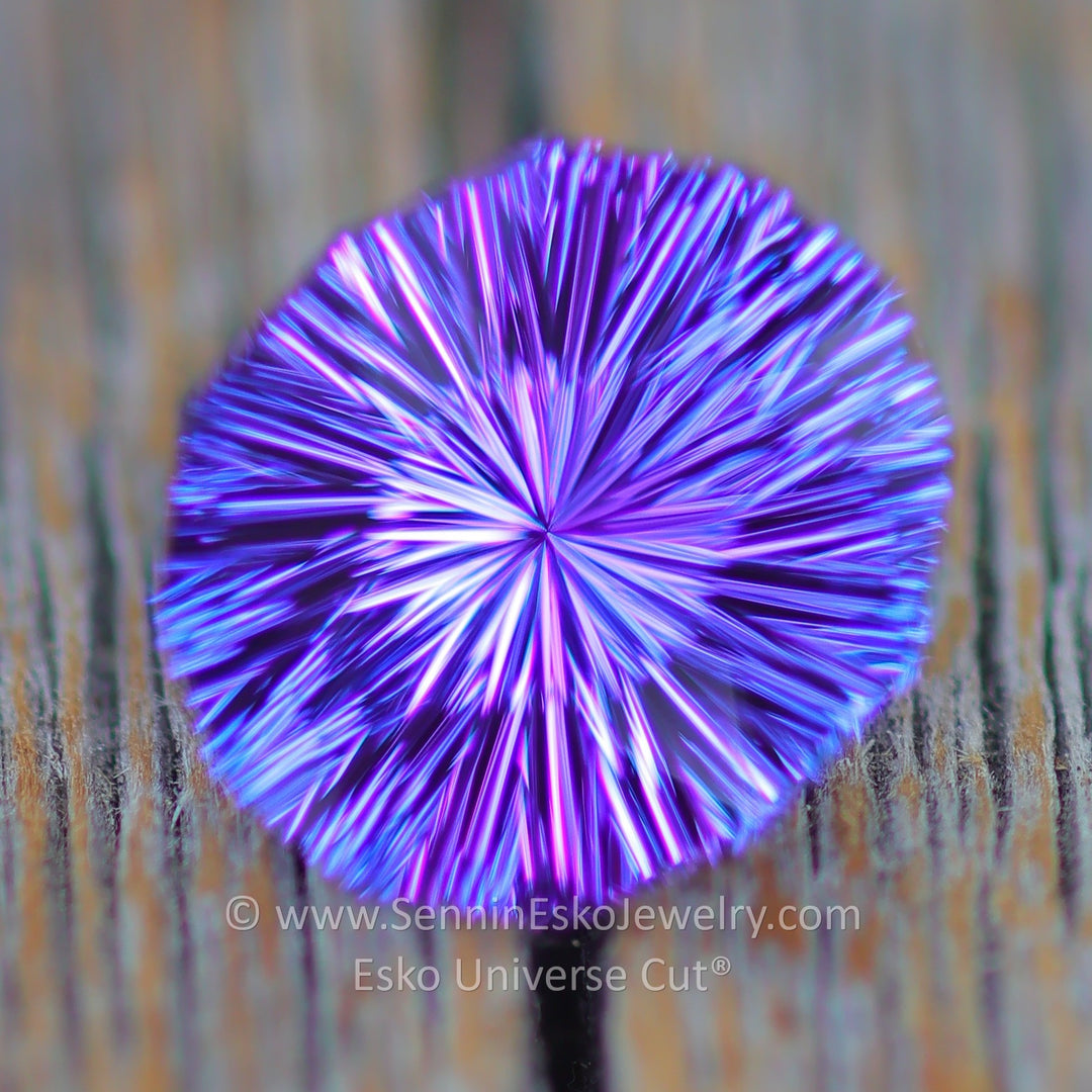 3.3 Carat Blue/Purple Tanzanite Oval - 10.5x9.1mm - Esko Universe Cut ®