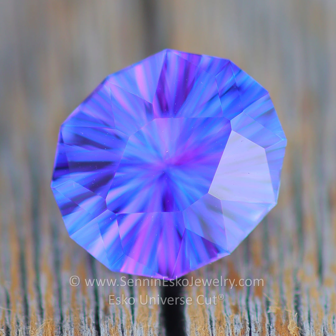 3.3 Carat Blue/Purple Tanzanite Oval - 10.5x9.1mm - Esko Universe Cut ®