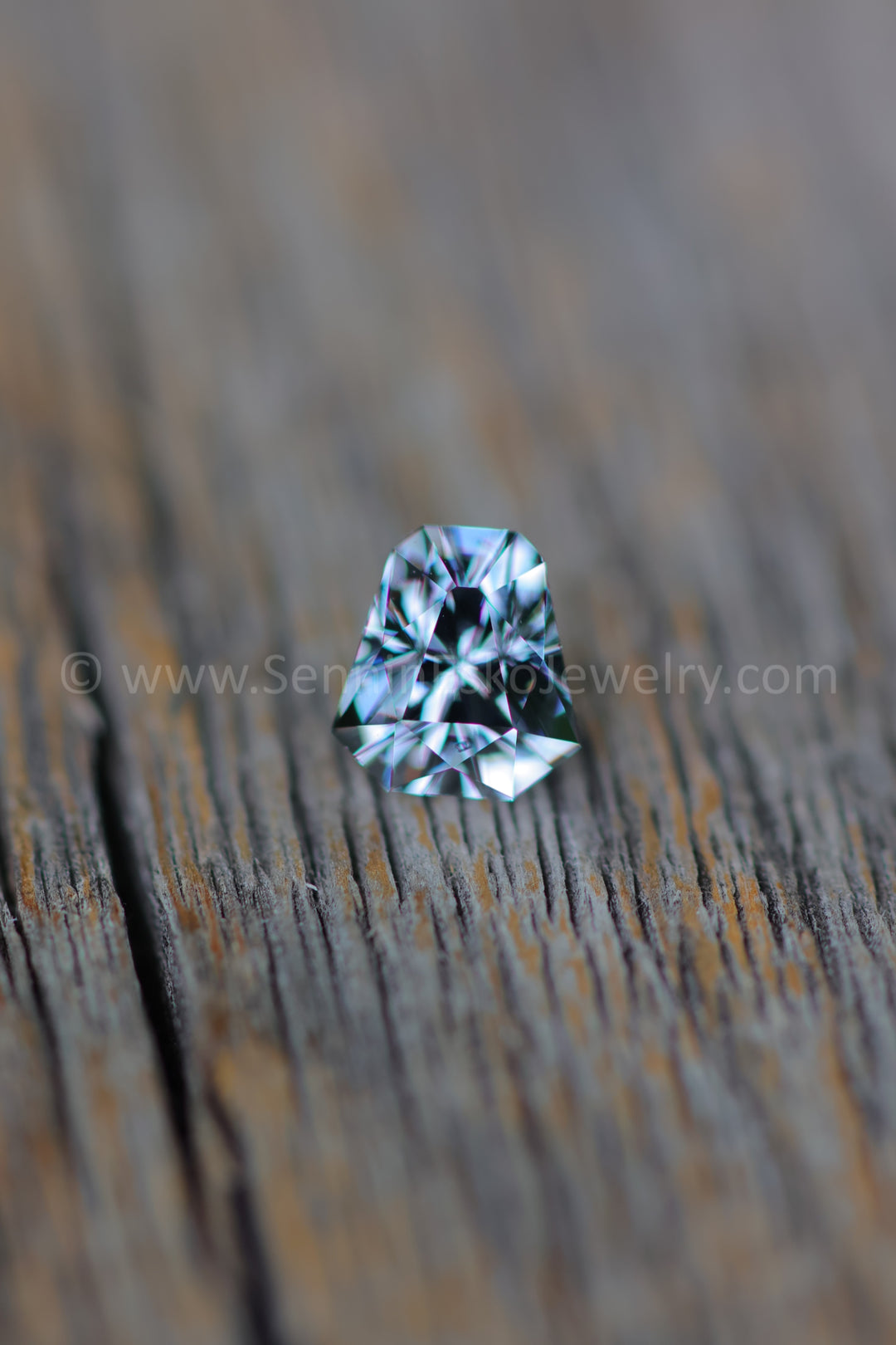 1.2 Carat Gray/Lilac Spinel Shield -  6.3x5.9mm - Precision Cut