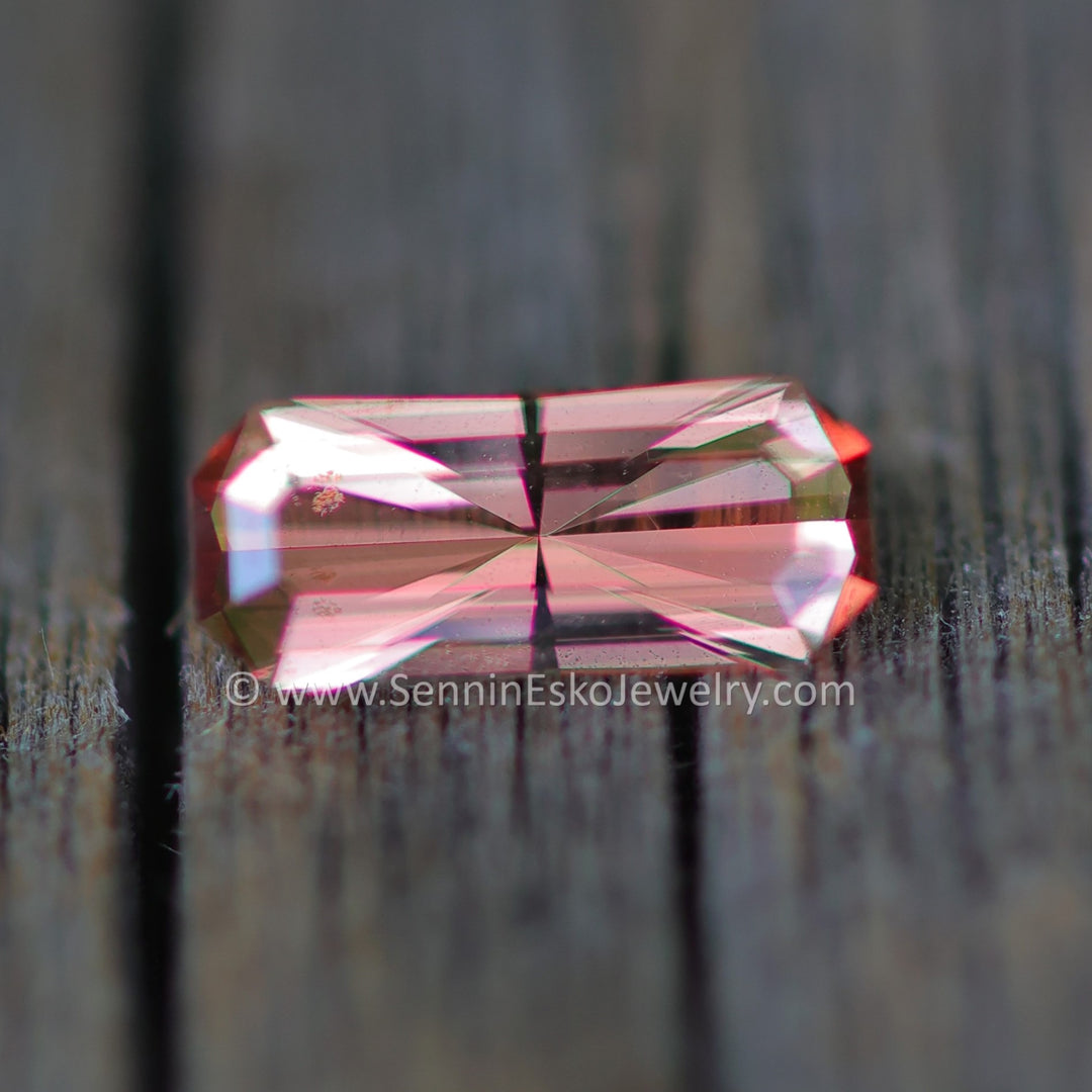 0.8 Carat Oregon Sunstone Long Octagon -  9x3.7mm - Specialty Cut