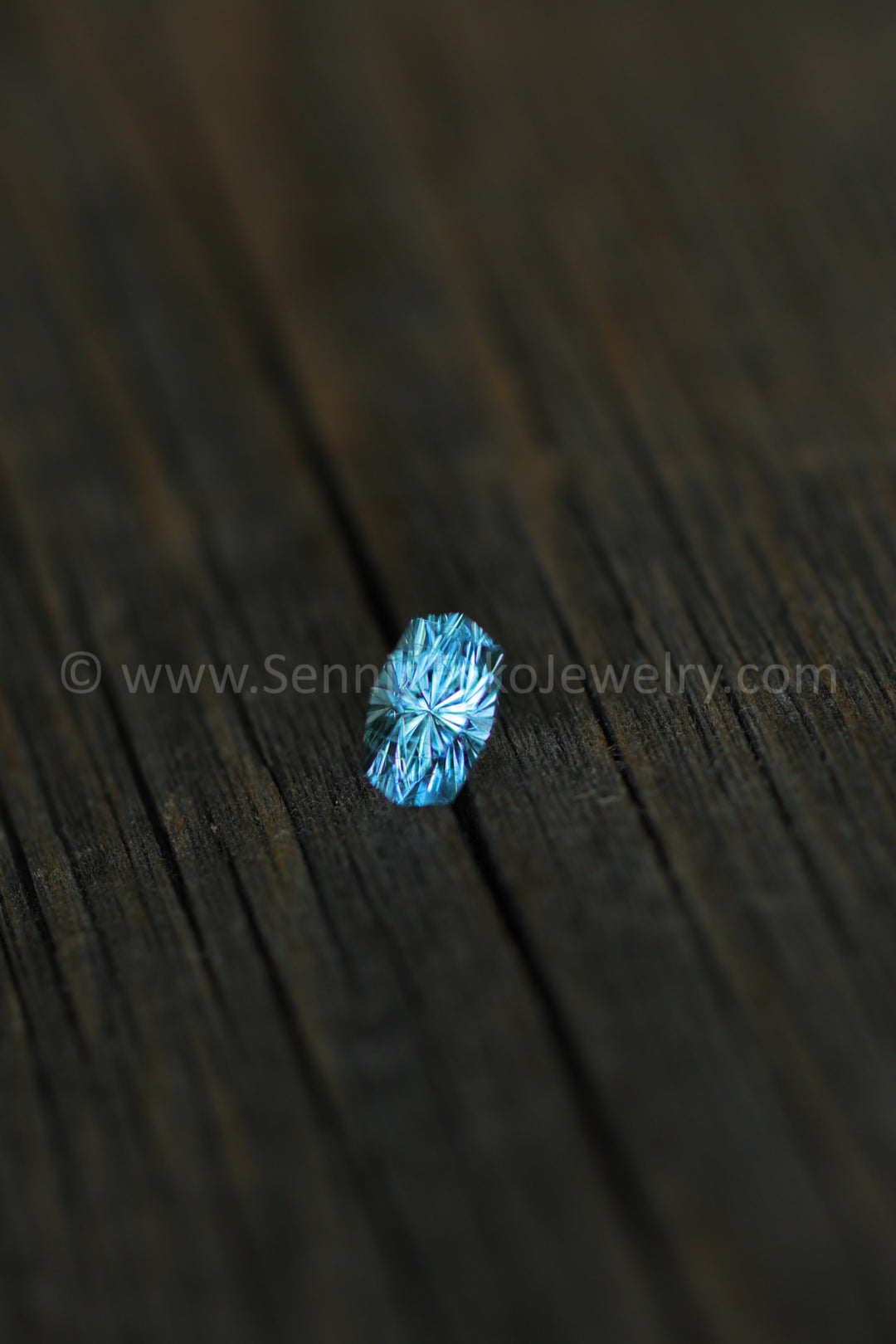 0.9 Carat Aquamarine Octagon -  7.7x4.9mm - Fantasy Cut