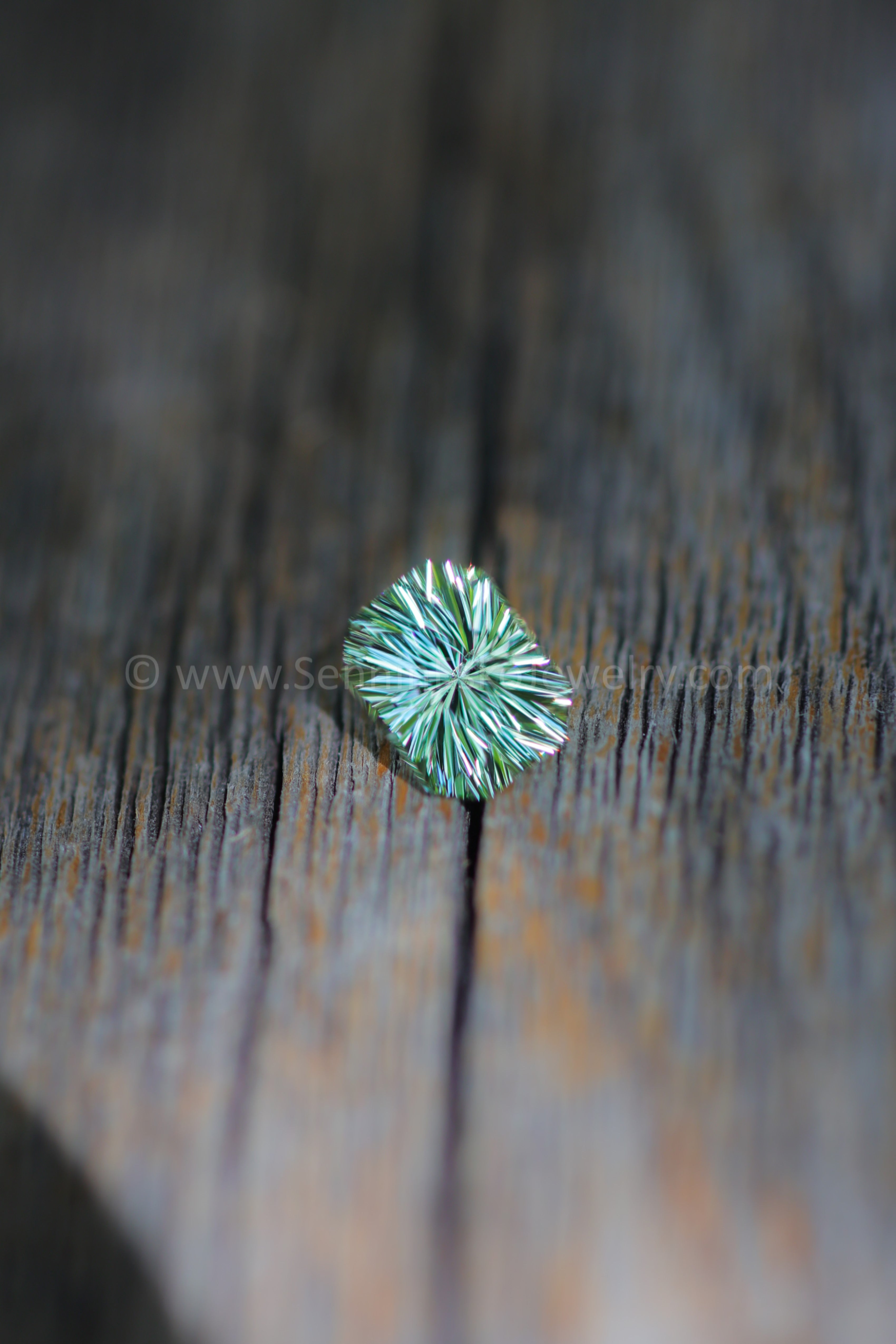 2.1 Carat Mint Beryl Octagon - 8.8x6.9mm - Galaxy Cut