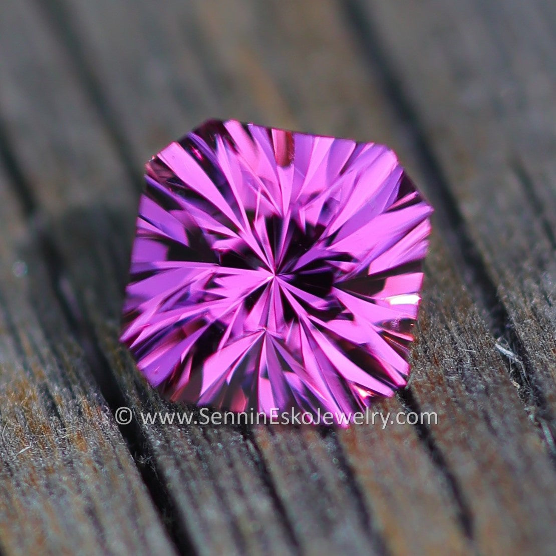 1.1 Carat Bright Pink Garnet Square Octagon - 5.6x6.5mm - Galaxy