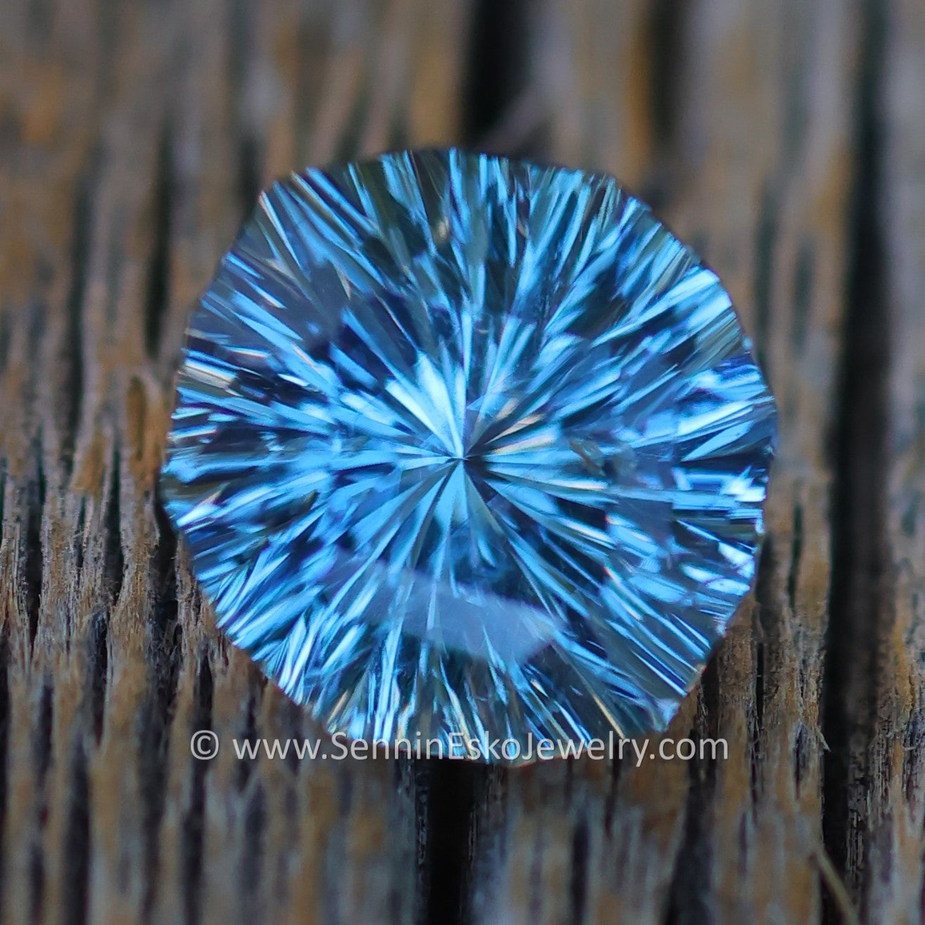 2.7 Carat Silvery Blue Umba Sapphire Dodecagon - 9.5x8.4mm - Esko