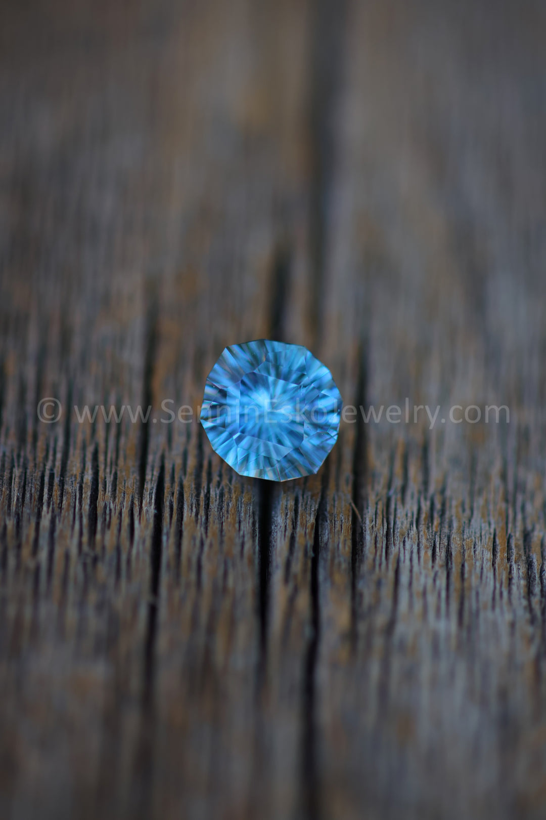 2.7 Carat Silvery Blue Umba Sapphire Dodecagon - 9.5x8.4mm - Esko Universe Cut ™