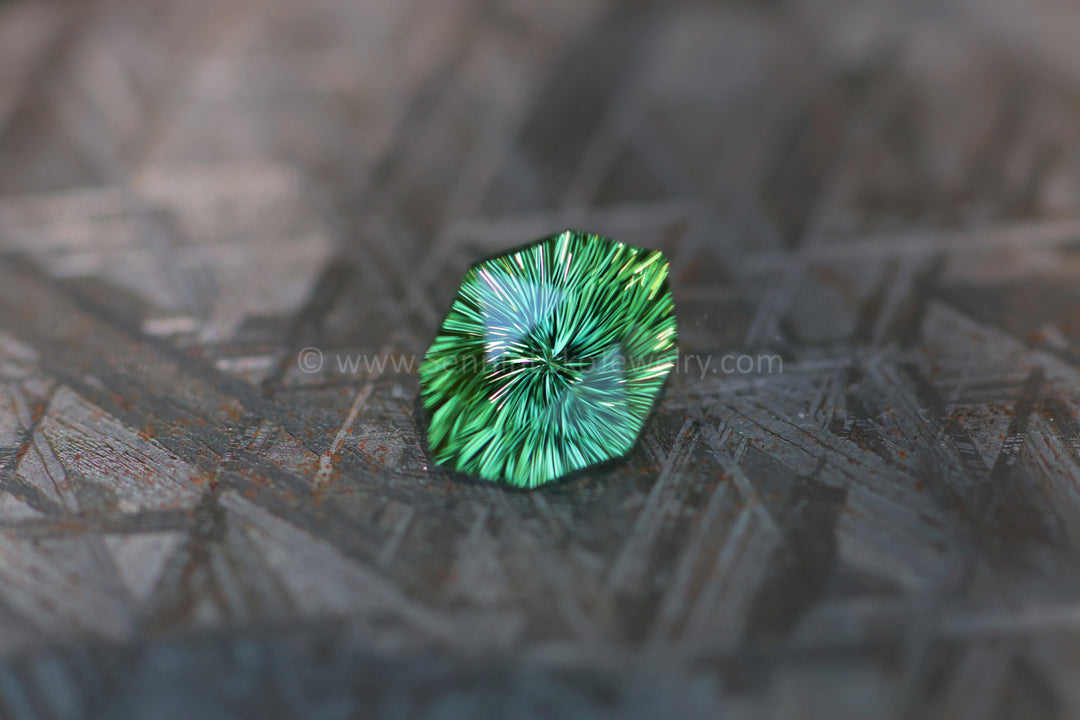 2.6 Carat Minty Green Tourmaline Octagon - 10.4x8.4mm - Glitter Cut™