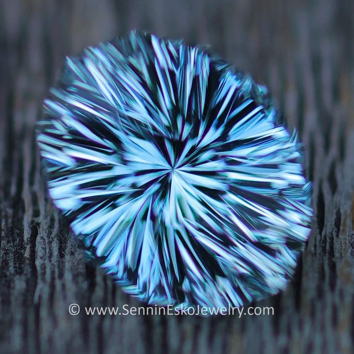 2.9 Carat Icy Blue Aquamarine Dodecagon -  10.7x8.4mm - Esko Universe Cut ™