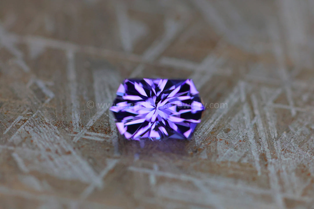 2.41 Carat Lavender Tanzanite Hexagon - 9.45x6mm - Specialty Cut