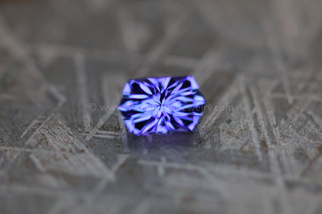 2.41 Carat Lavender Tanzanite Hexagon - 9.45x6mm - Specialty Cut