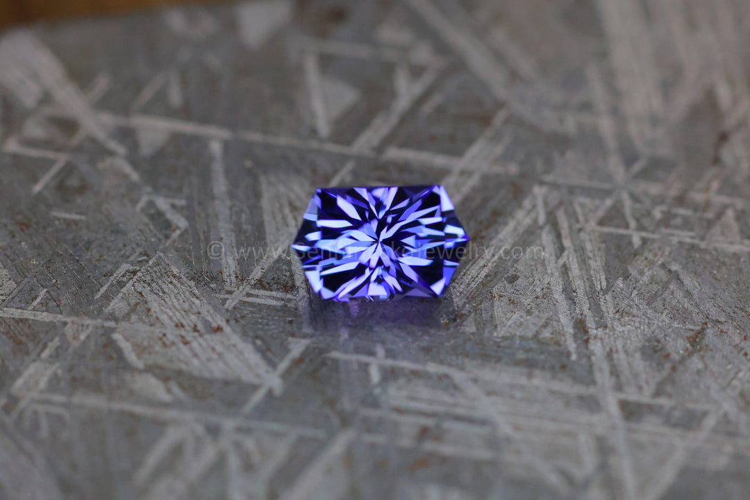 2.41 Carat Lavender Tanzanite Hexagon - 9.45x6mm - Specialty Cut