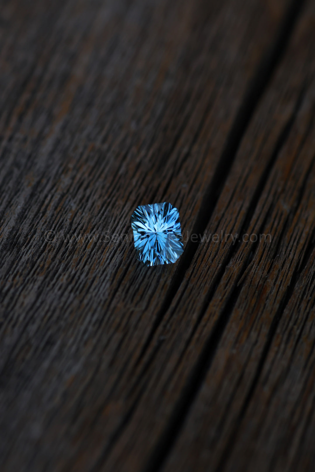 1.6 Carat Icy Blue Sapphire Octagon  -  7x5.6mm - Esko Universe Cut ™