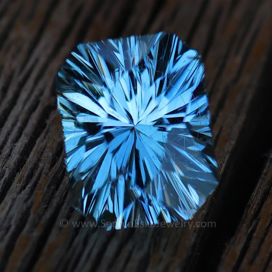 1.6 Carat Icy Blue Sapphire Octagon  -  7x5.6mm - Esko Universe Cut ™