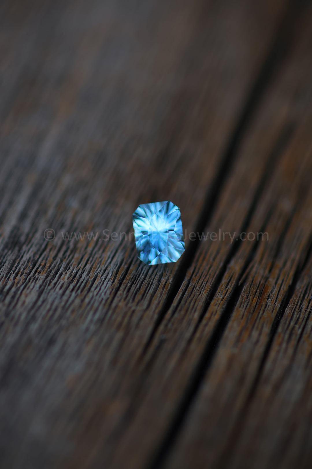 1.6 Carat Icy Blue Sapphire Octagon  -  7x5.6mm - Esko Universe Cut ™