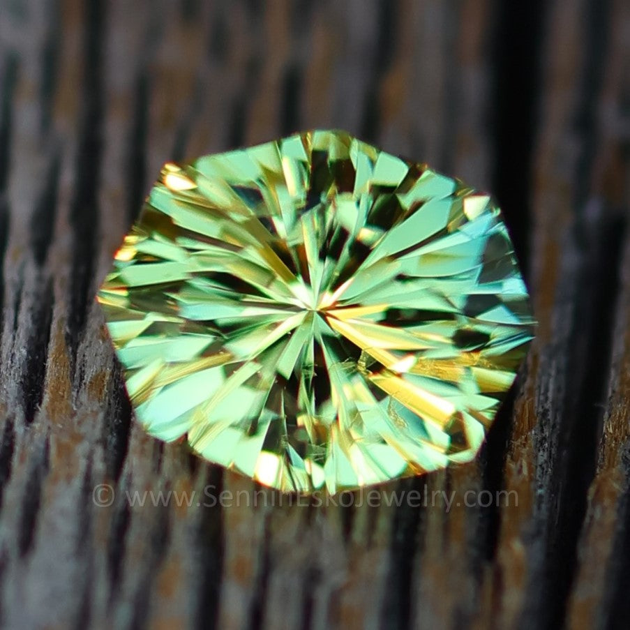 0.71 Carat Canary Yellow Sapphire - 5.8x4.9mm - Esko Universe Cut ™