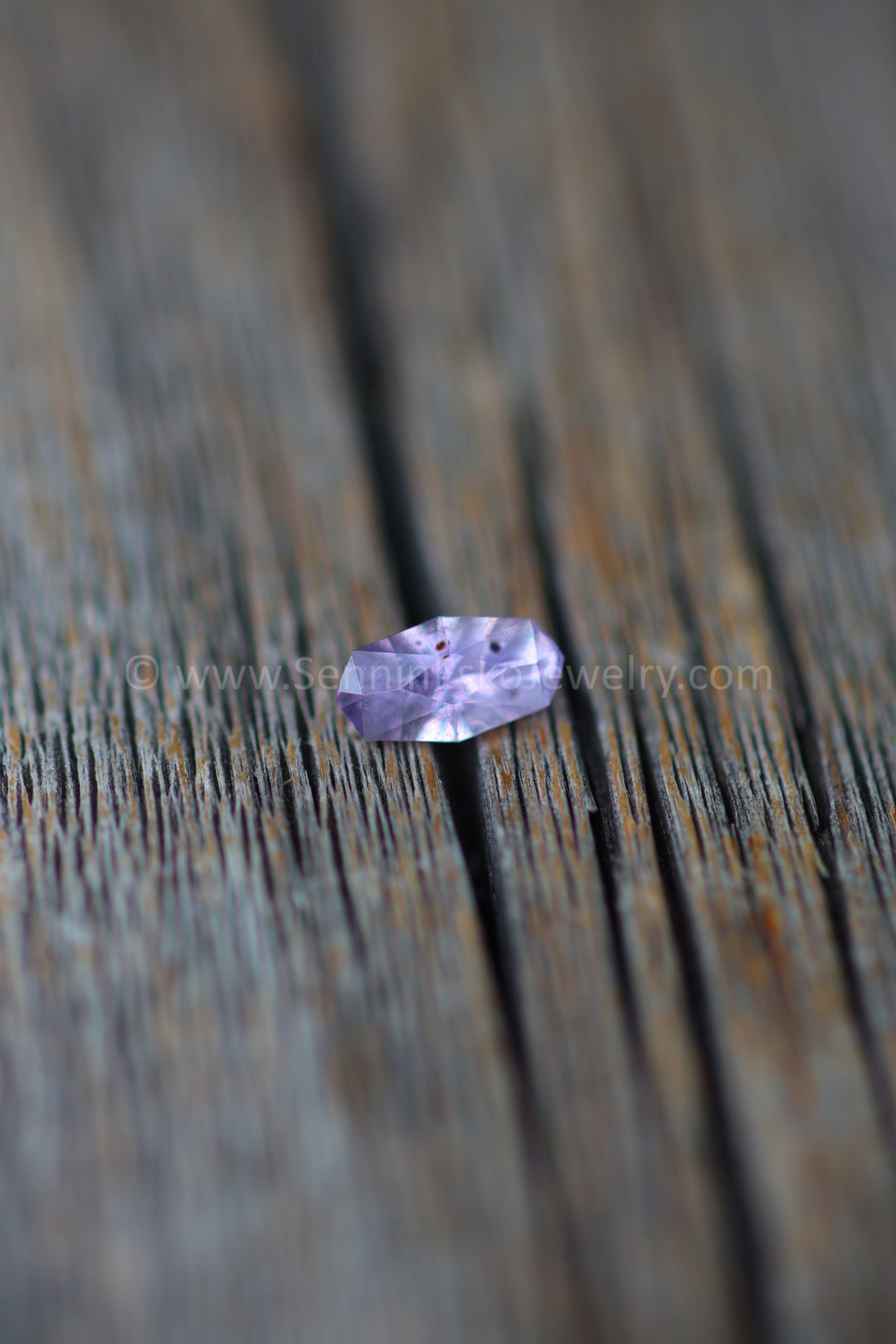 0.99 Carat Purple Sapphire Long Octagon - 8.7x4.7mm - Esko Placid Cut ™