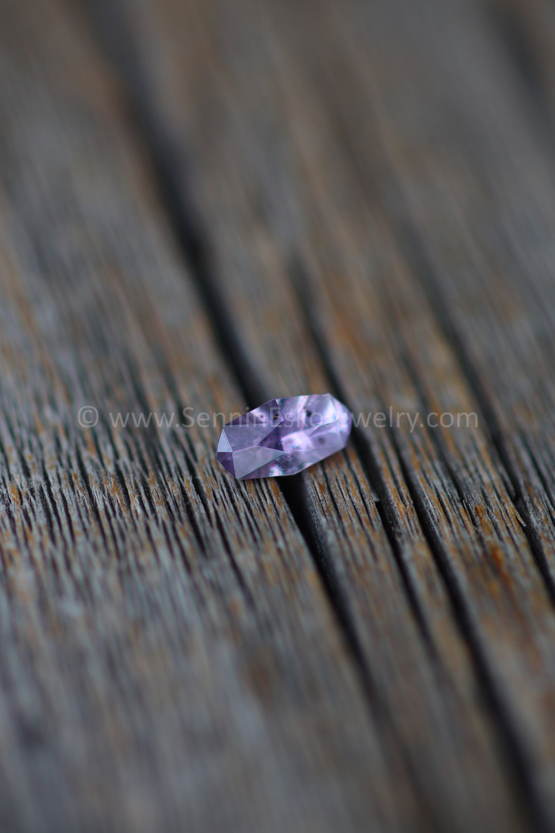 0.99 Carat Purple Sapphire Long Octagon - 8.7x4.7mm - Esko Placid Cut ™