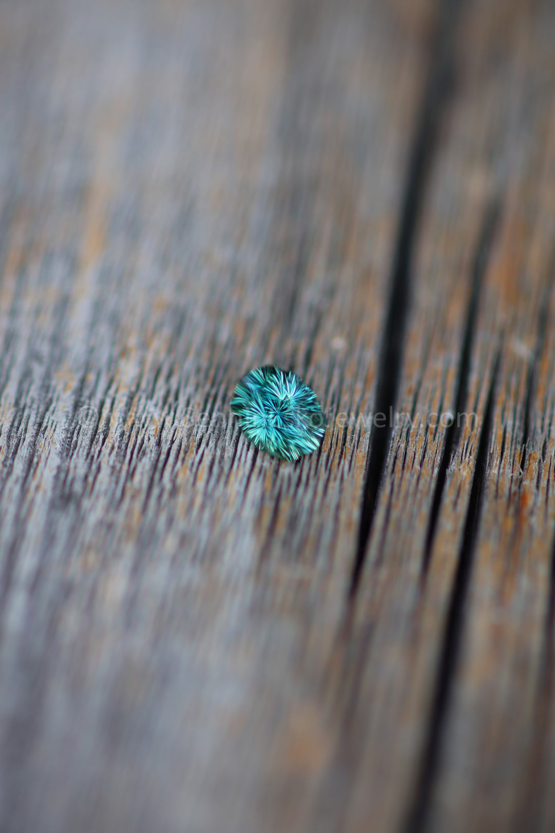 1.2 Carat Teal Sapphire Decagon - 6.9x5.2mm - Esko Universe Cut ™