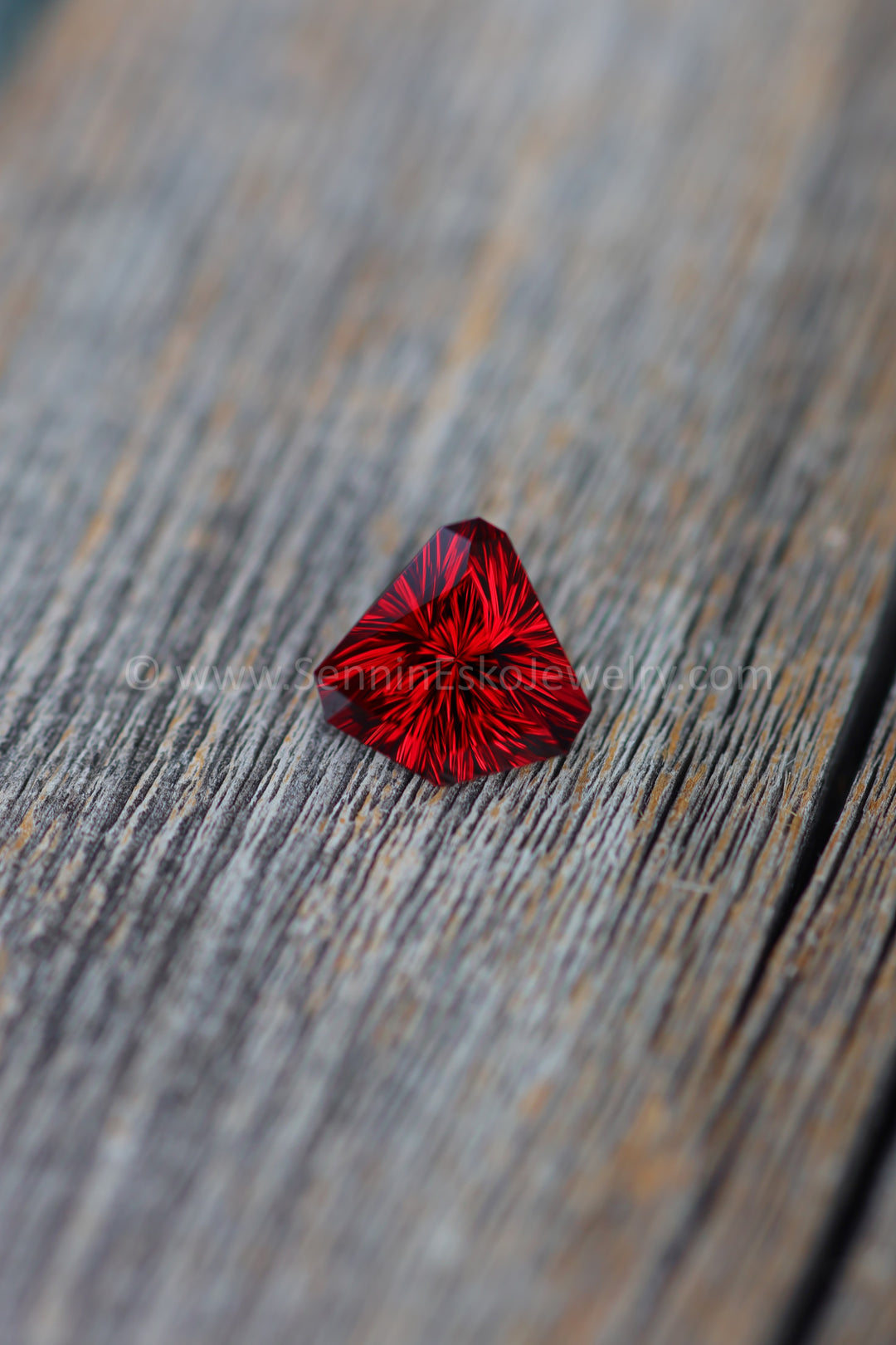 4.9 Carat Rhodolite Garnet Kite -10.9x11.2mm - Esko Universe Cut ™