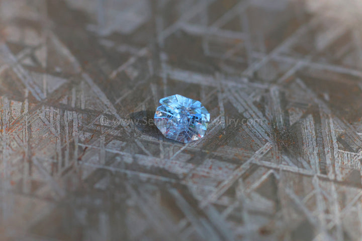 0.98ct Blue/Lilac & Gray Umba Sapphire Octagon, 6.2x5.1mm