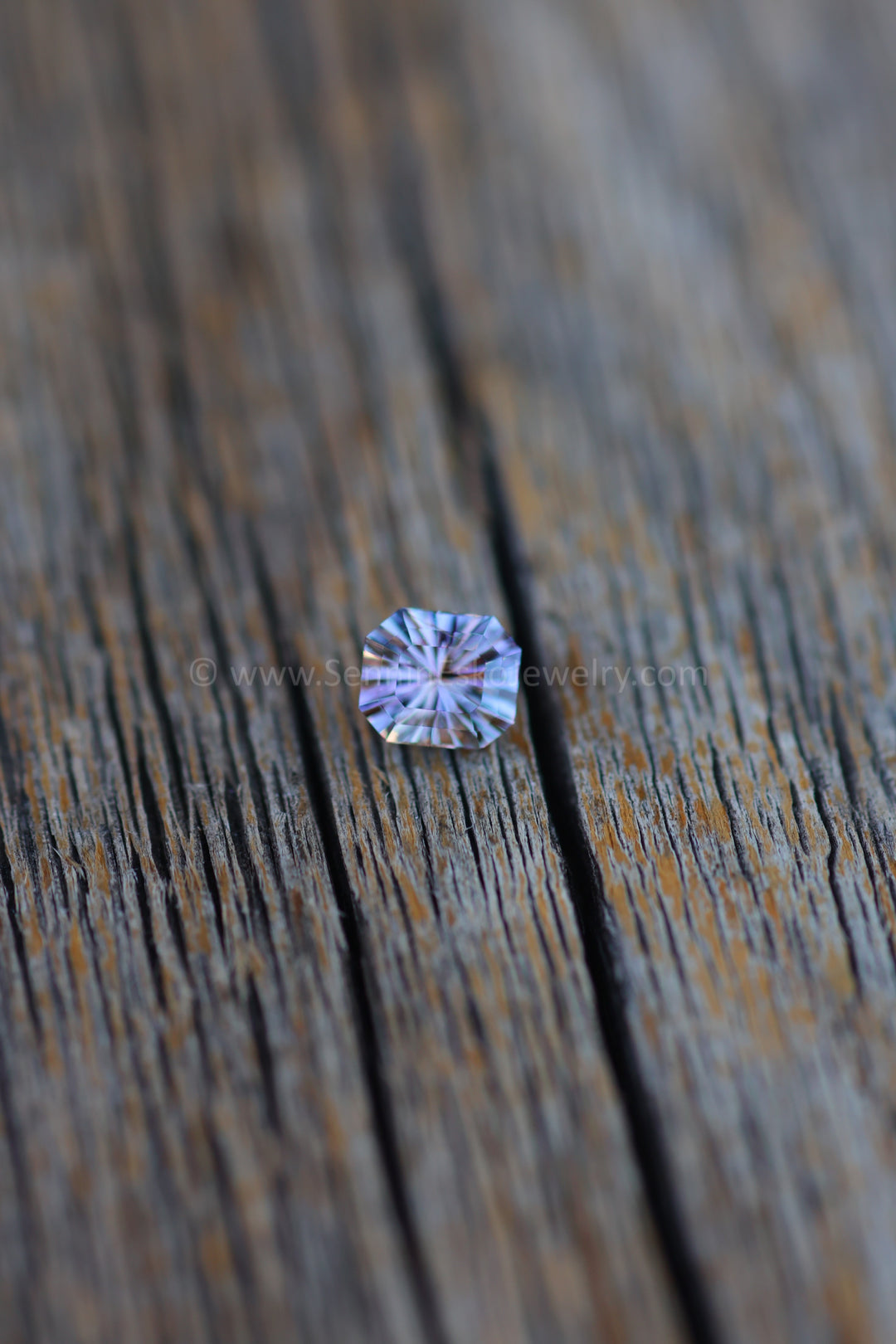 0.59 Carat Pastel Beige/Pink/Lilac Tanzanite - 5.2x4.5mm - Esko Universe Cut ™