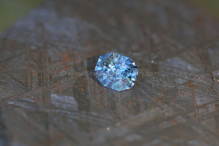 0.98ct Blue/Lilac & Gray Umba Sapphire Octagon, 6.2x5.1mm