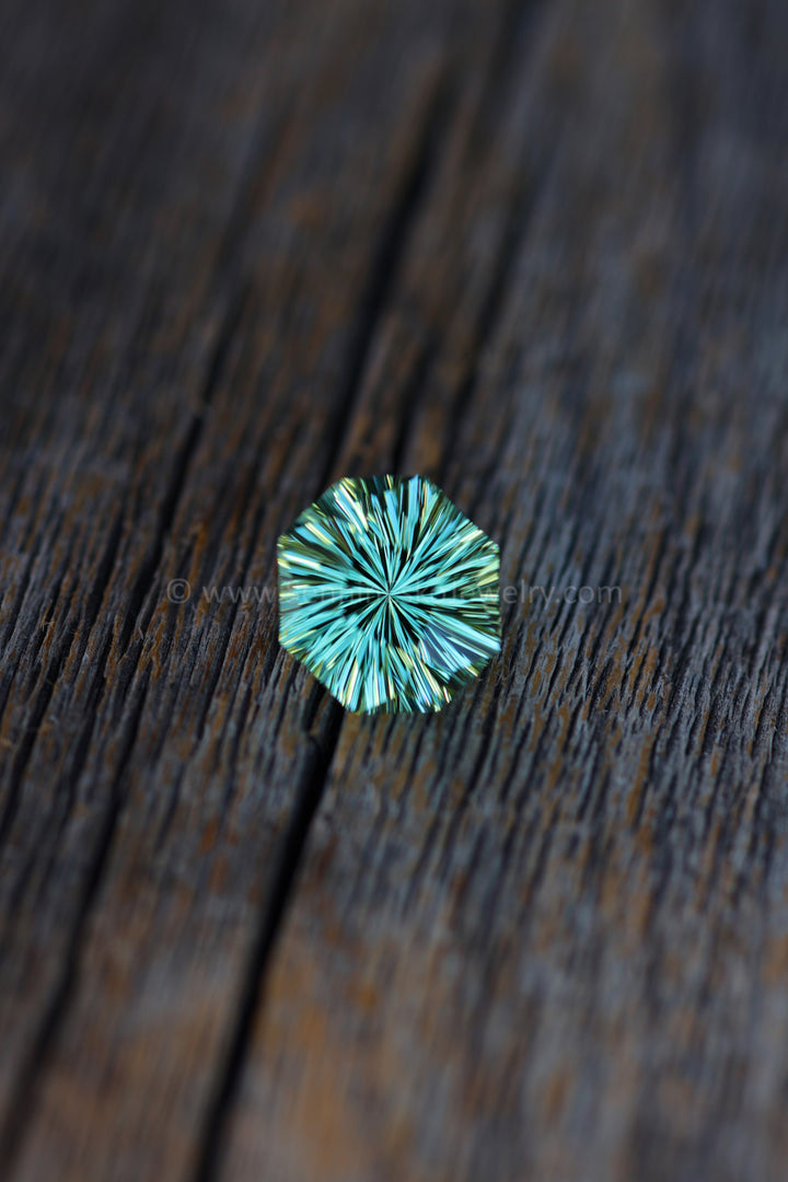 3.7 Carat Mint tourmaline - 11x10.4mm - Esko Universe Cut ™