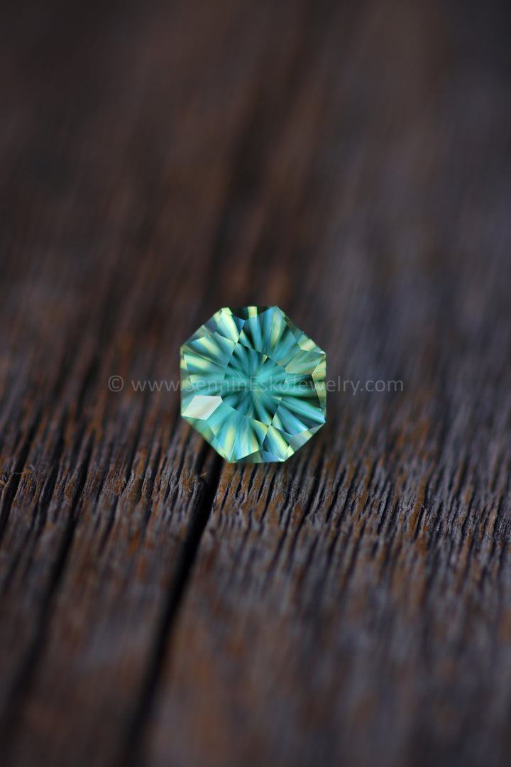 3.7 Carat Mint tourmaline - 11x10.4mm - Esko Universe Cut ™