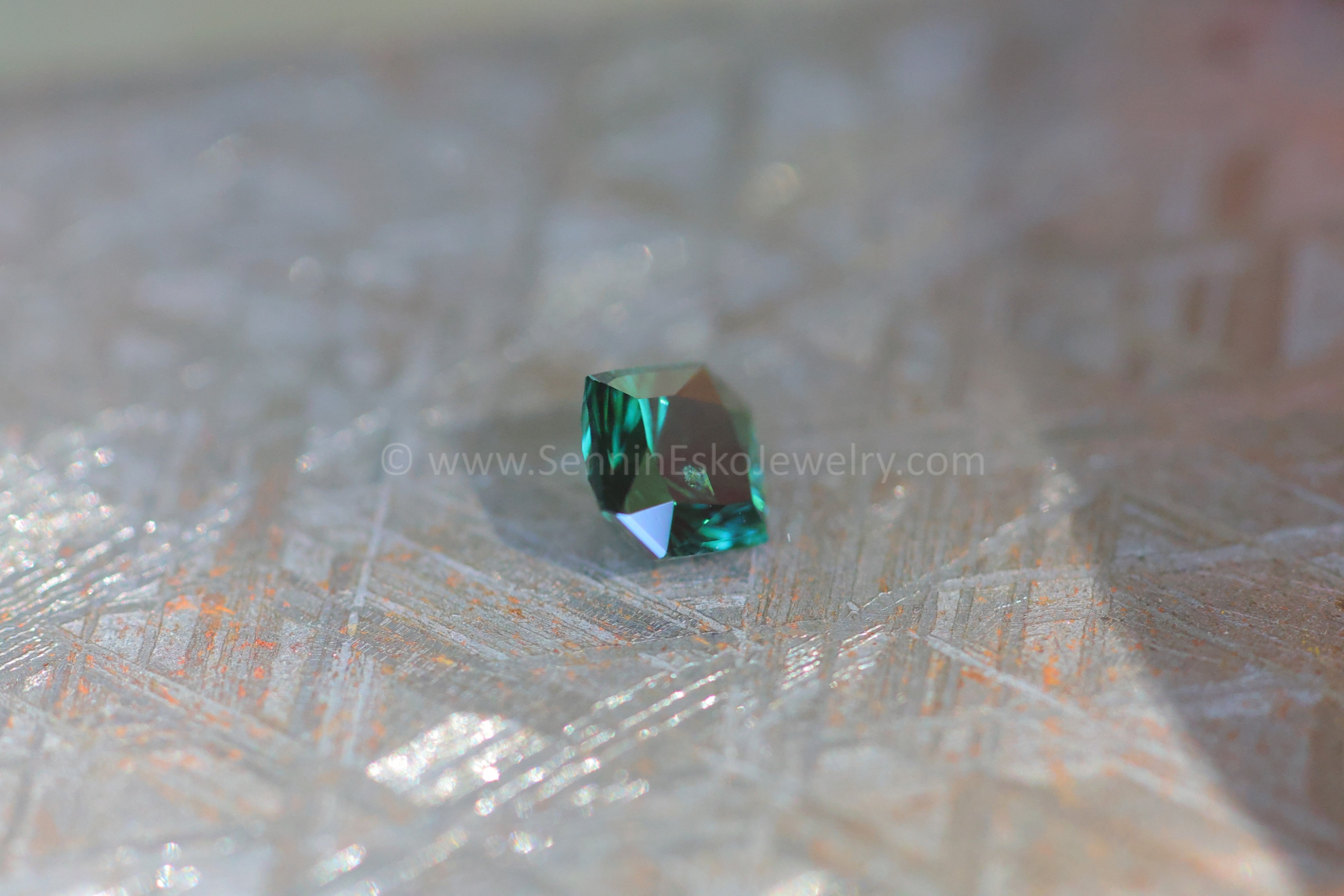 1.1ct Forest Green Tourmaline Hexagon - 6.8x7.1mm – Sennin Esko