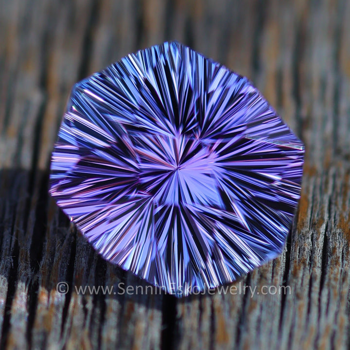 3.9 Carat Blue/Purple Tanzanite - 10.7x9.3mm - Esko Universe Cut ™