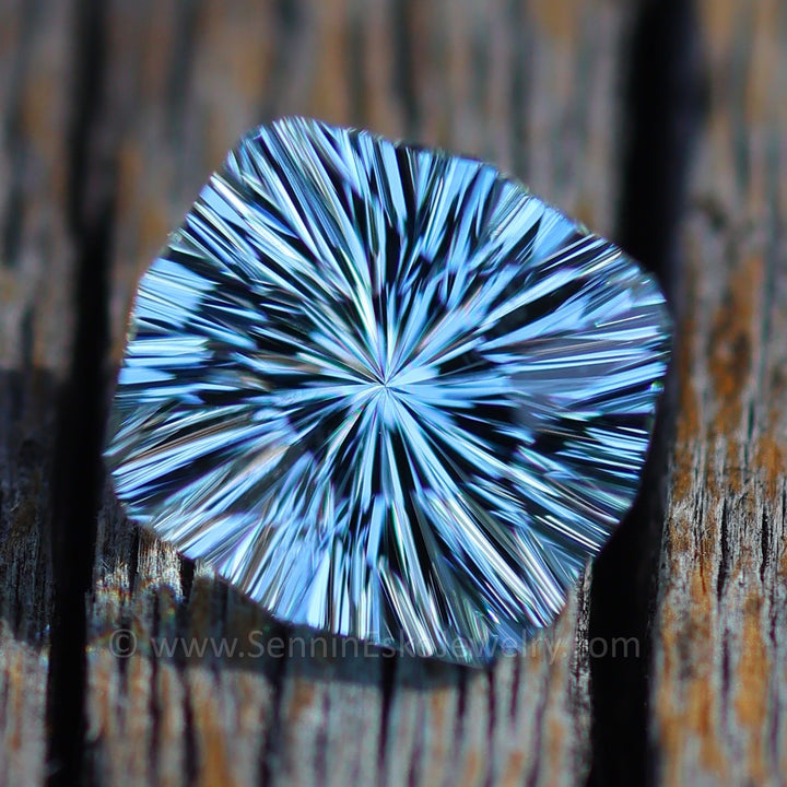 Custom Listing - Ring setting for 1.5 carat Aquamarine Cushion