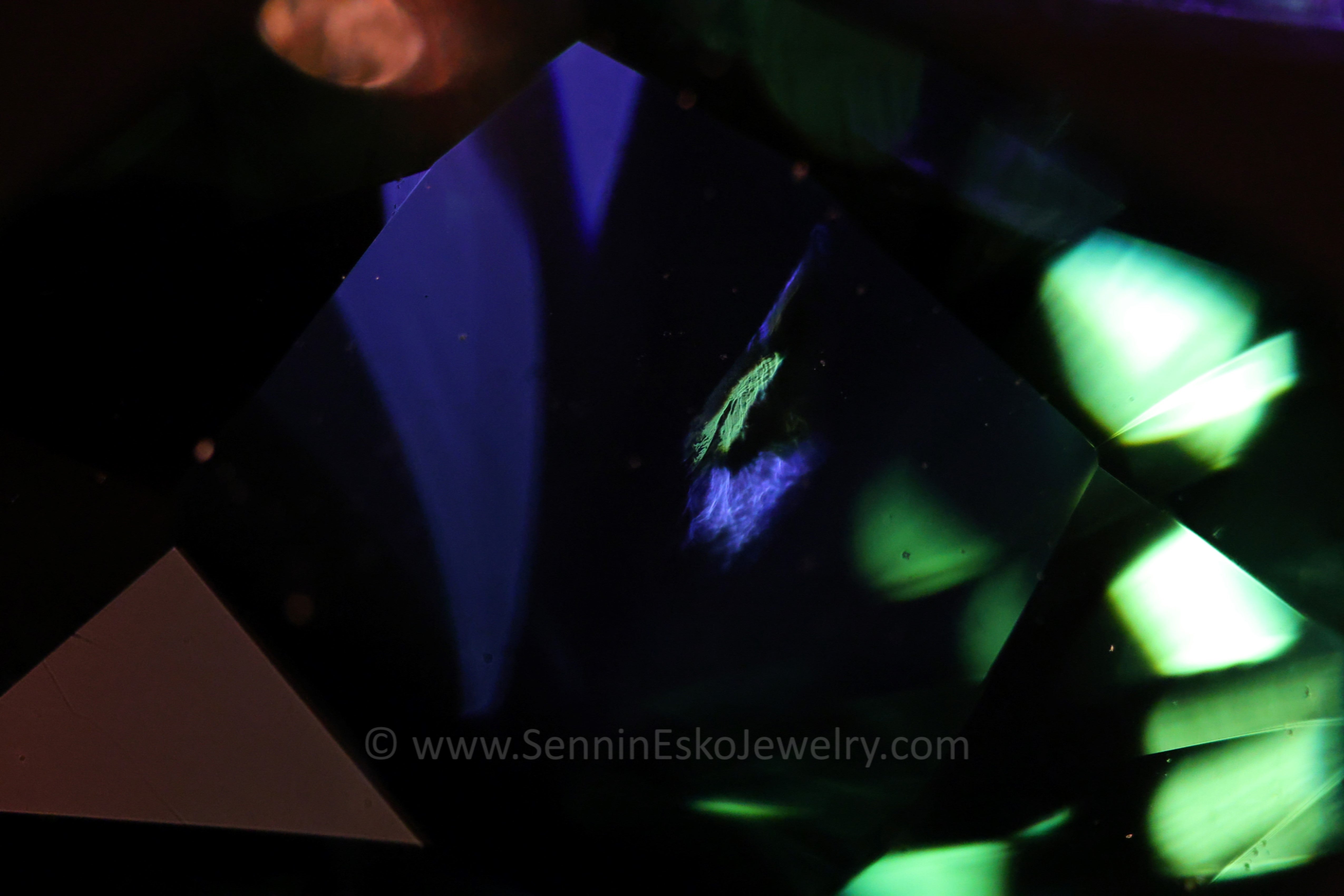 パワーストーン 1.1ct Forest Green Tourmaline Hexagon - 6.8x7.1mm – Sennin Esko