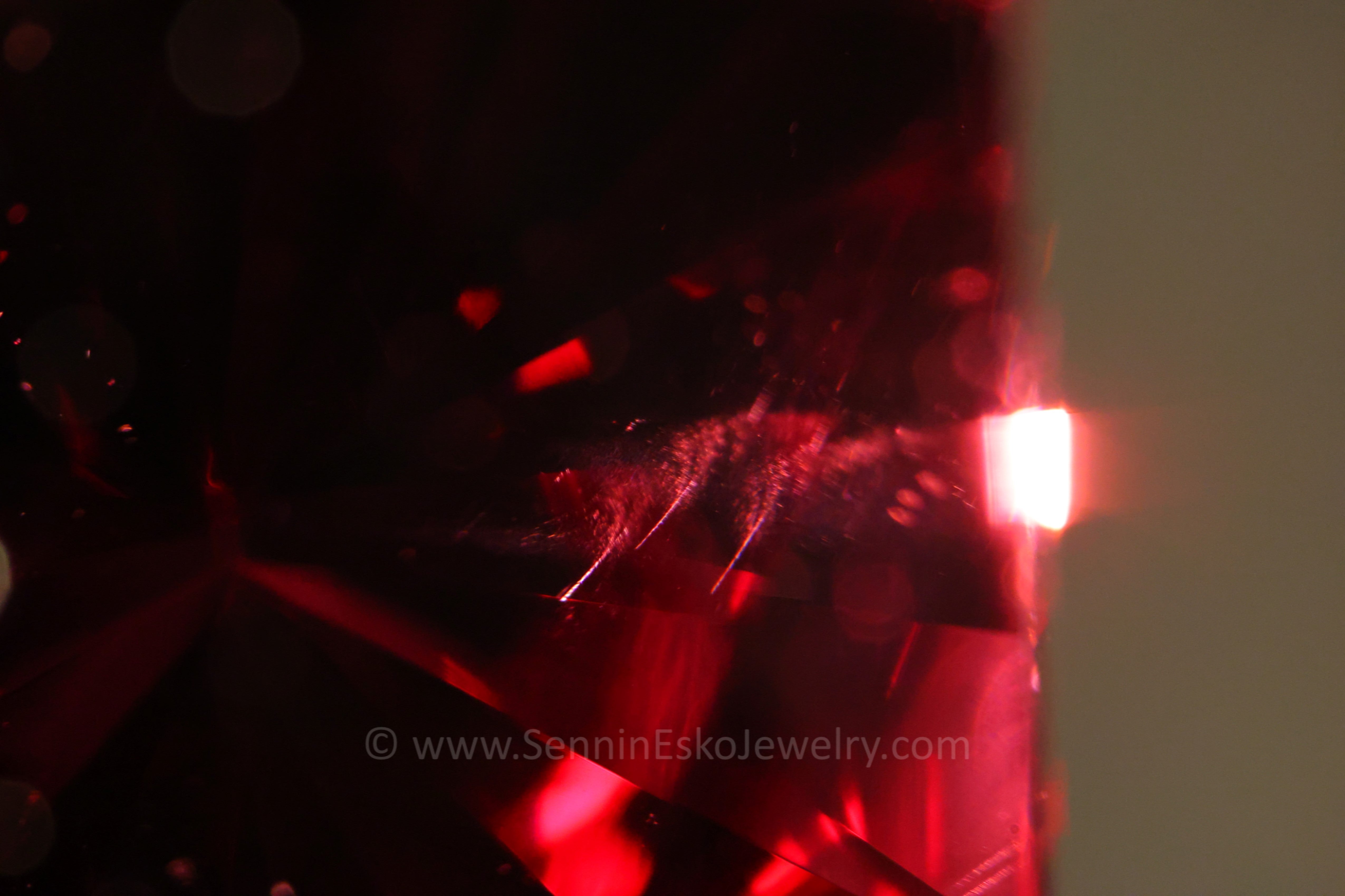 2.3ct Magenta Garnet Hexagon - 9.5x6.6mm – Sennin Esko Jewelry