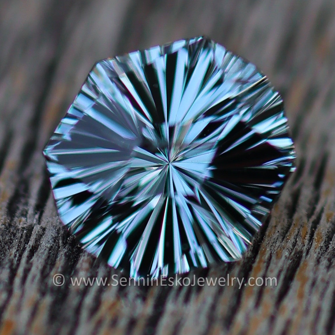 1 Carat Blue/Grey Spinel Cushion - 6.6x6.5mm - Esko Universe Cut
