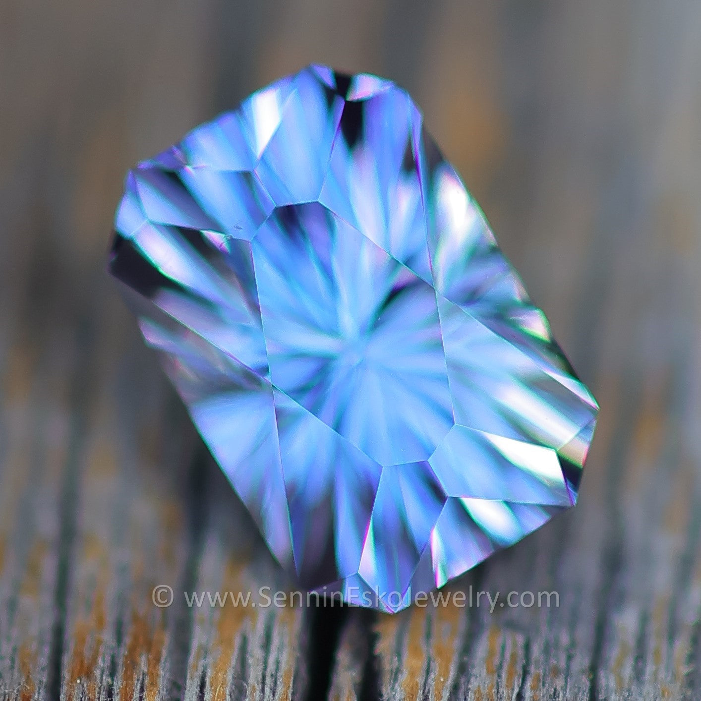 2.9 Carat Steely Blue Tanzanite Octagon - 9.5x6.5mm - Esko