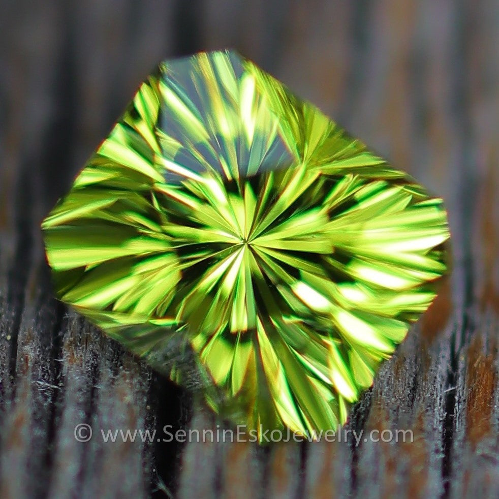 0.97 Carat Peridot Octagon - 5.9x5mm - Esko Universe Cut ™