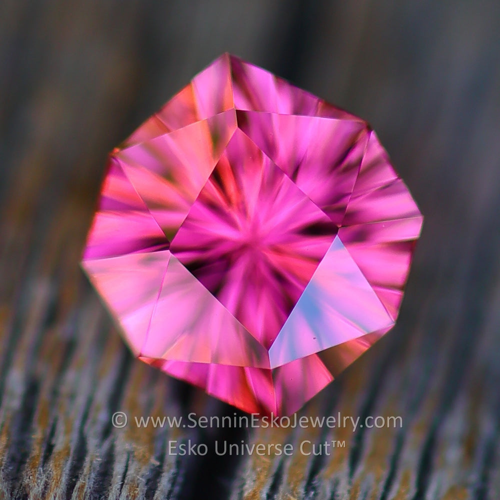 1.1 Carat Pink Toumaline Octagon - 7.5x6.9mm - Esko Universe Cut ™
