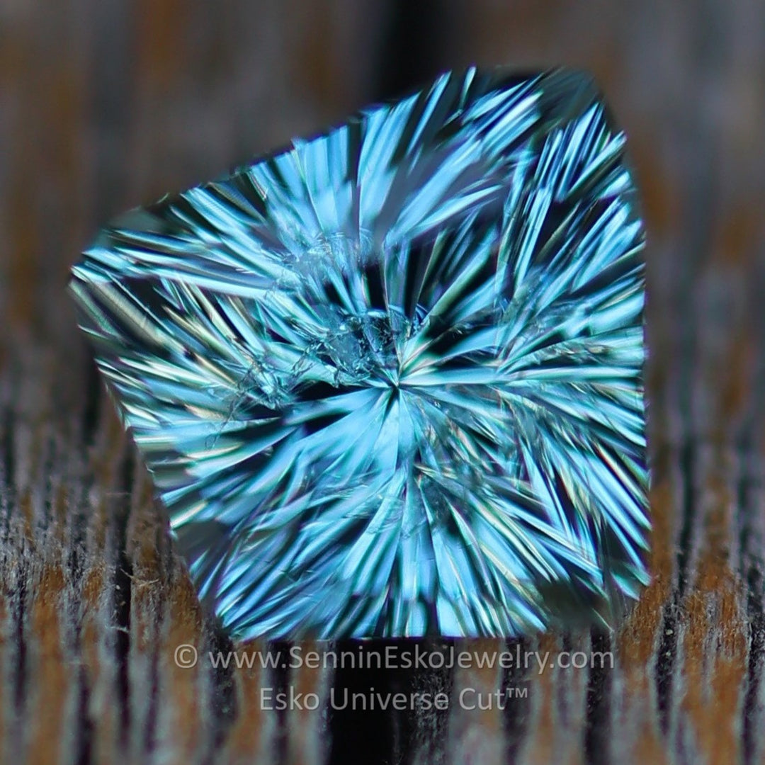 1.4 Carat Lagoon Sapphire Kite - 7.1x7mm - Esko Universe Cut ™