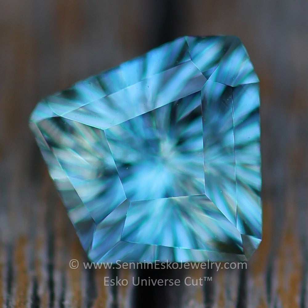 1.4 Carat Lagoon Sapphire Kite - 7.1x7mm - Esko Universe Cut ™