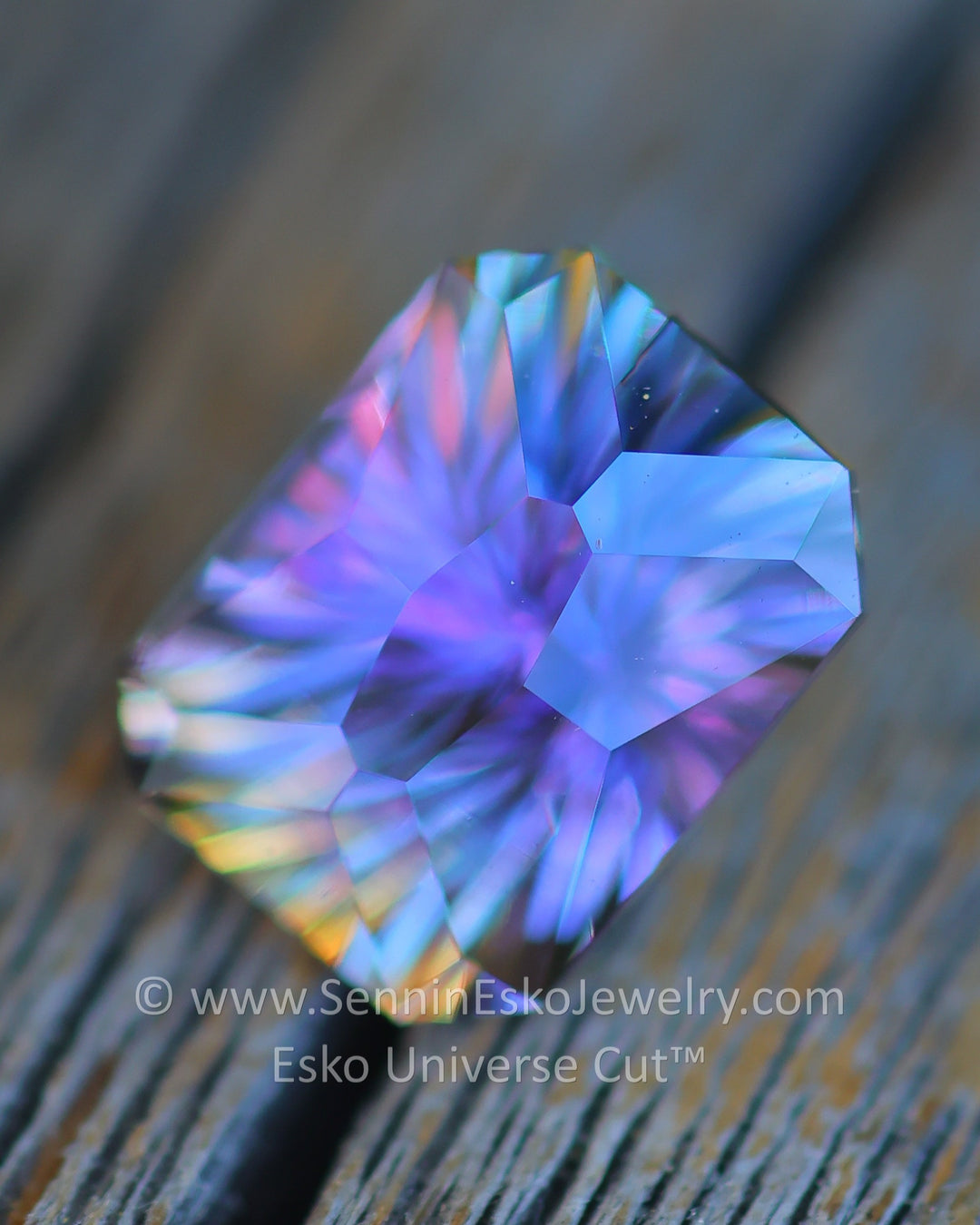 3.2 Carat Violet Tanzanite Octagon - 9.2x7.1mm - Esko Universe Cut ™
