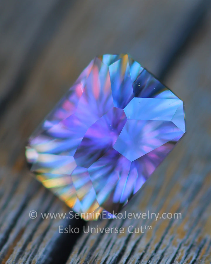 3.2 Carat Violet Tanzanite Octagon - 9.2x7.1mm - Esko Universe Cut ™