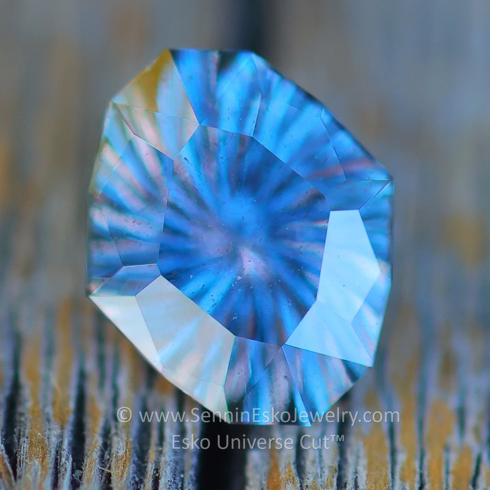 1.81 Carat Color Shifitng Purple/Blue Sapphire Do-Decagon - 8.5x7mm - Esko Universe Cut ™