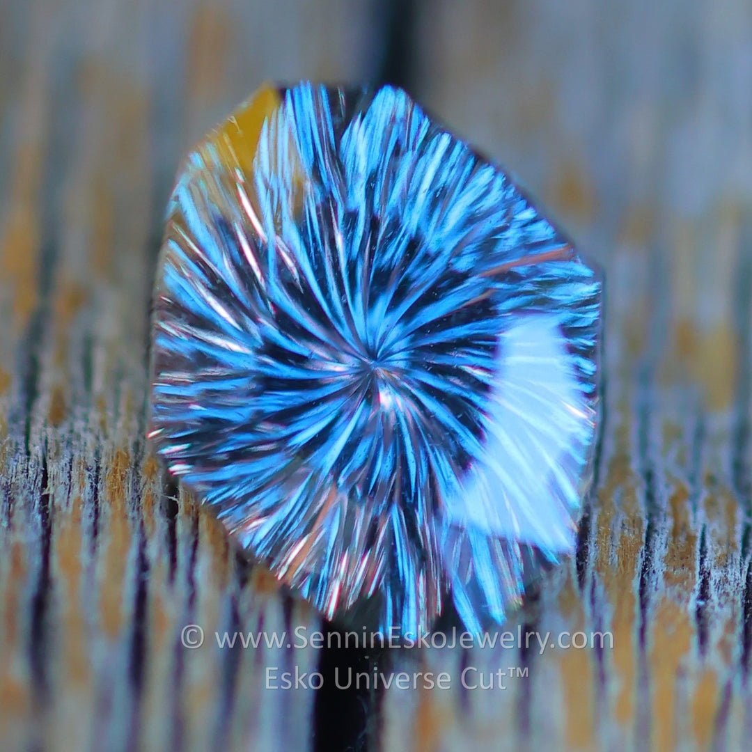 1.81 Carat Color Shifitng Purple/Blue Sapphire Do-Decagon - 8.5x7mm - Esko Universe Cut ™
