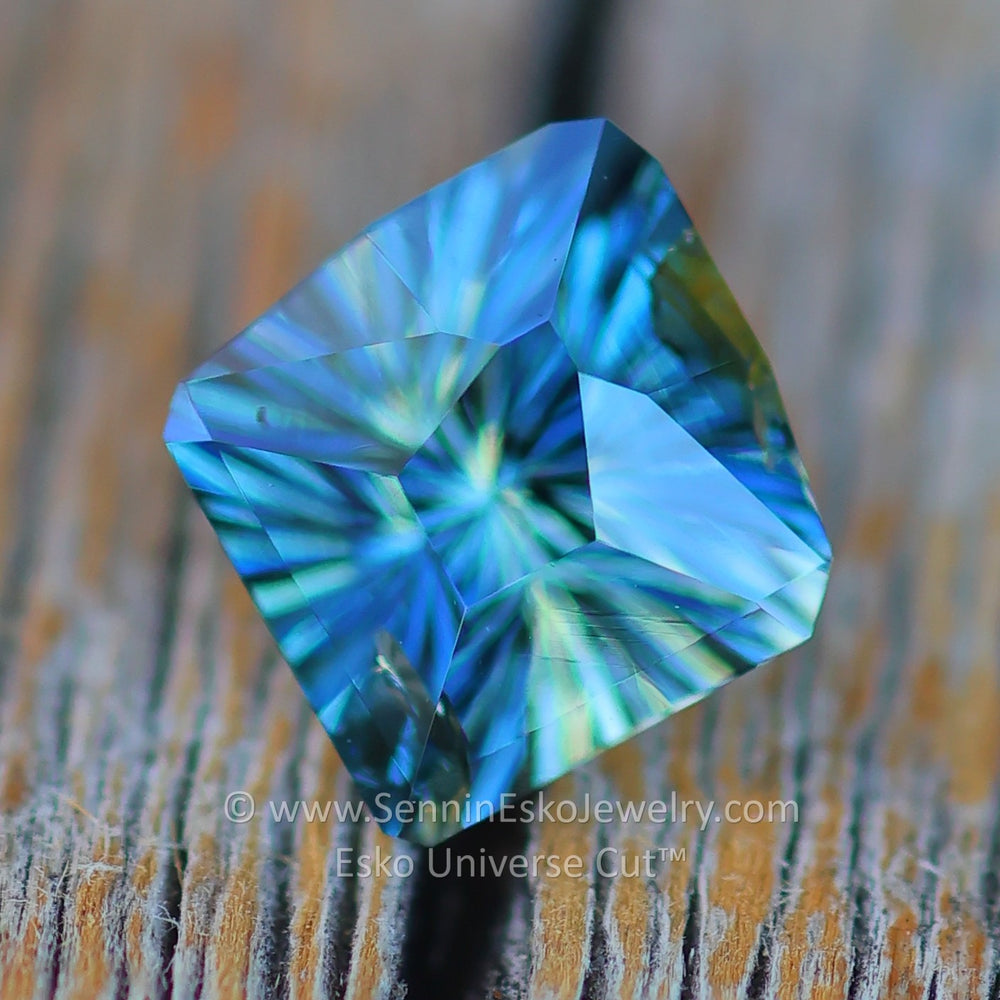 1.2 Carat Parti Sapphire Kite - 7.5x6.8mm - Esko Universe Cut ™