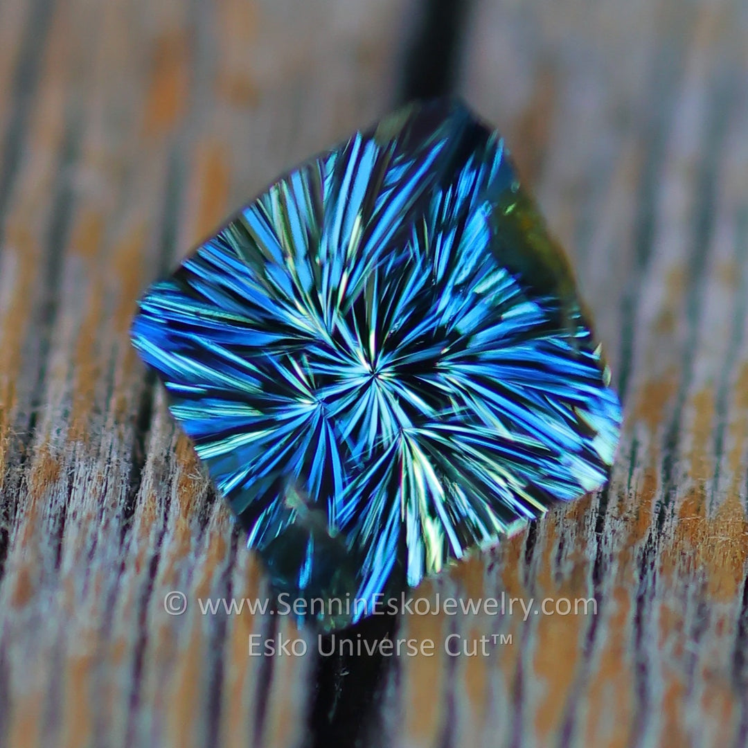 1.2 Carat Parti Sapphire Kite - 7.5x6.8mm - Esko Universe Cut ™