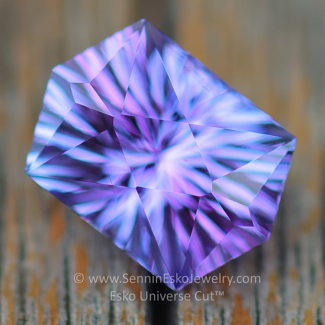 2.7 Carat Lavender Tanzanite Hexagon - 9.4x6.7mm - Esko Universe Cut ™
