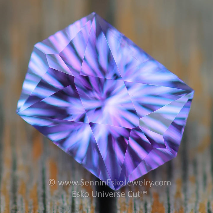 2.7 Carat Lavender Tanzanite Hexagon - 9.4x6.7mm - Esko Universe Cut ™