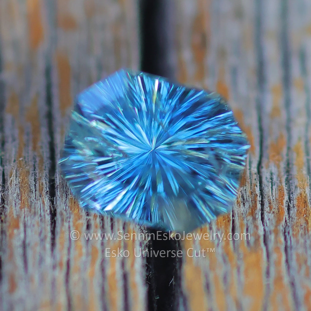 0.74 Carat Sleepy Blue Sapphire Octagon - 5.5x4.4mm - Esko Universe Cut ™