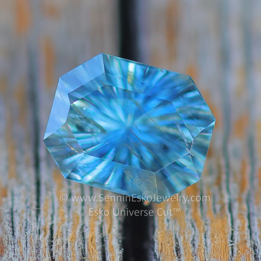 0.74 Carat Sleepy Blue Sapphire Octagon - 5.5x4.4mm - Esko Universe Cut ™