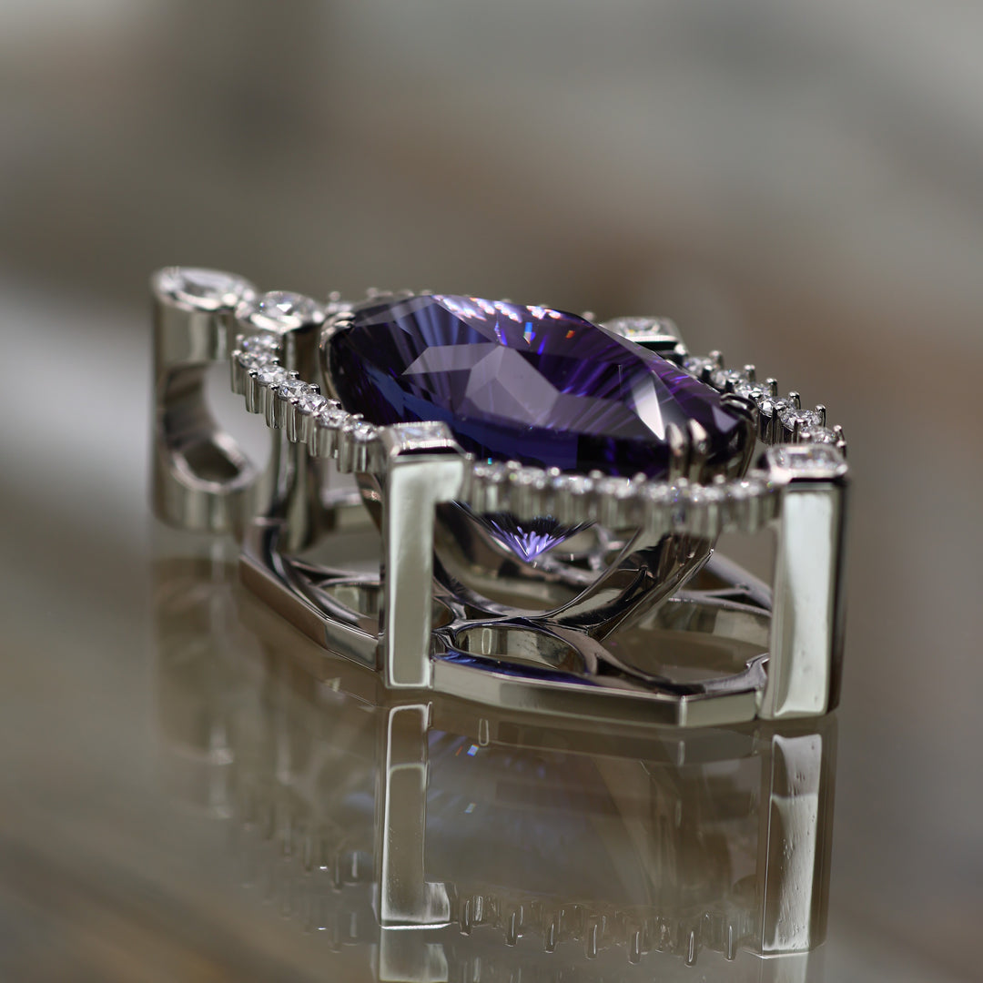 Private Listing - Custom Faceting for 120 carat Tanzanite Gem Rough